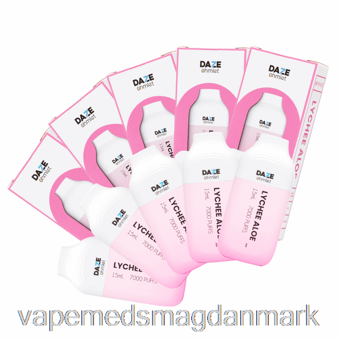 Vape Juice [10-pak] 7 Daze Ohmlet 7000 Engangs